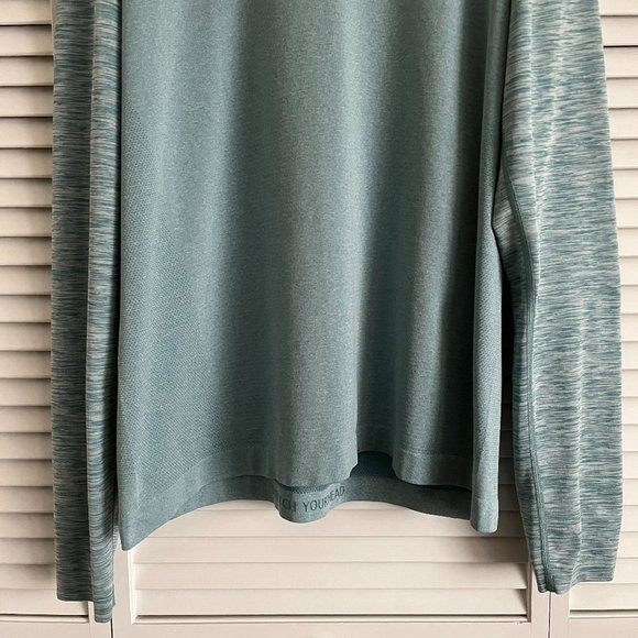Lululemon Metal Vent Tech Long Sleeve teal men’s large rare - Picture 4 of 12
